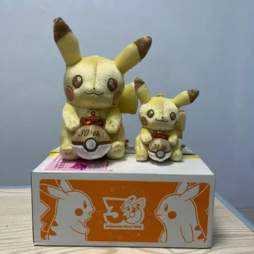 포켓몬 30주년 기념 피카피카 피카츄 봉제 인형 세트