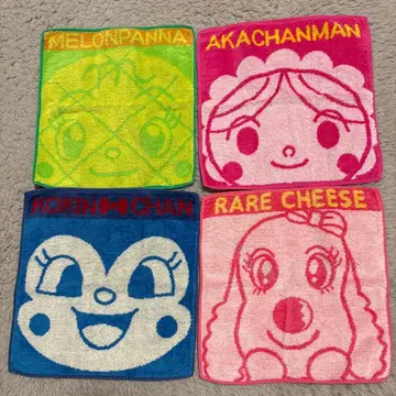 앙팡맨 타월 세트 4개