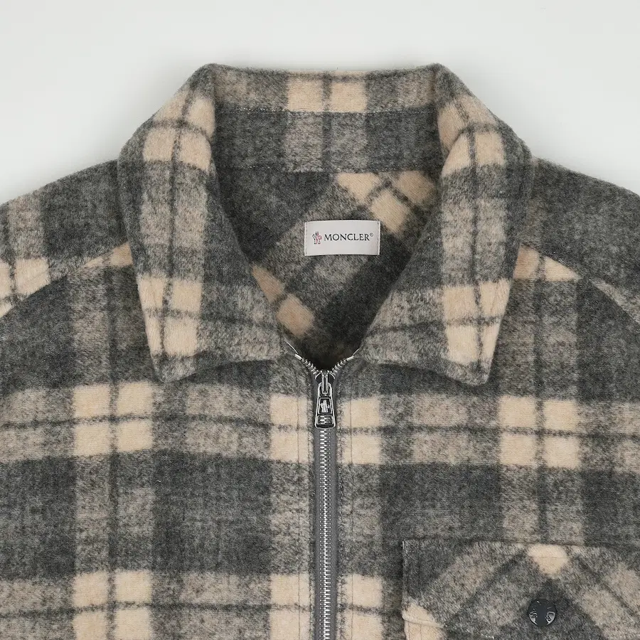 Moncler 长袖格纹衬衫