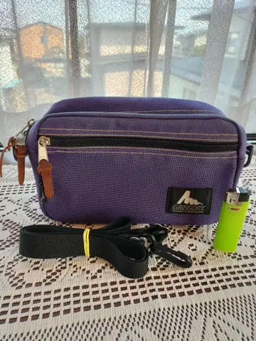 GREGORY 퍼플 숄더백 USA M