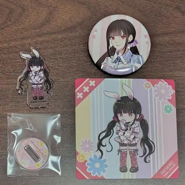 단간론파 마네키네코 아크릴 스탠드 캔뱃지 코스터 하루카와 마키