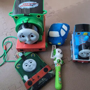 토마스 기차 퍼시 팝콘통 미니백 멍멍 마라카스 세트