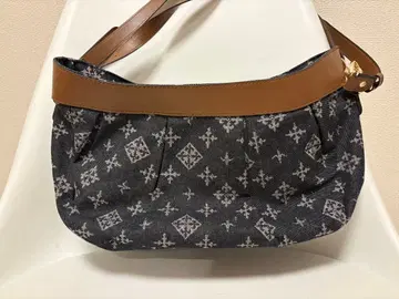 새상품급 russet 데일리 러셋 데님 x 가죽 숄더백 경량