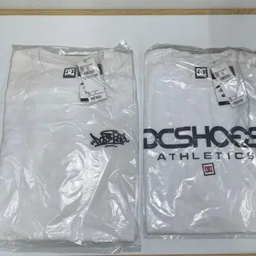 DC SHOES T셔츠 XL 화이트 2장