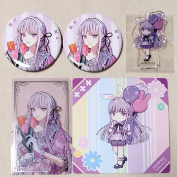 단간론파 마네키네코 캔뱃지 아크릴 스탠드 코스터 밤 크리스 키리기리 쿄코