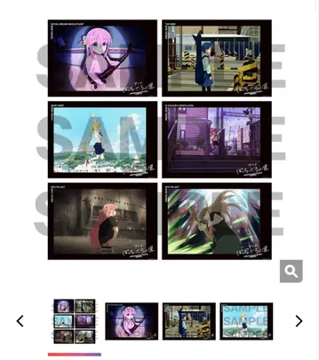 애니메이션 [봇치 더 록!] 전시 B2 포스터 세트