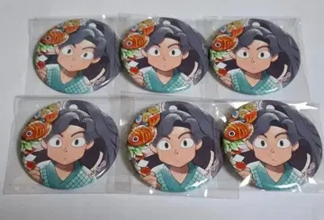 닌타마 란타로 시타마치 산책의 단 캔뱃지 아야베 키하치로 6점