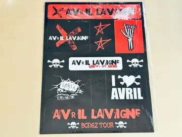 [레어] 에이브릴 라빈 스티커 시트 A4