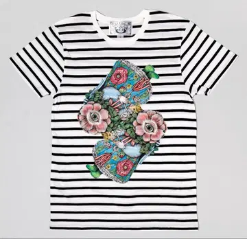 보리스 잡화점 T셔츠 시마시마 눈꽃쨩들 XL