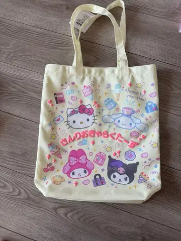 산리오 캐릭터즈 토트백 (산리오 스쿨 컬렉션)
