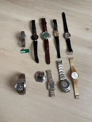 남성용 시계 10개 세트 아날로그