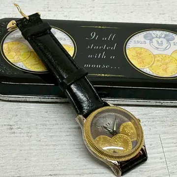 미키마우스 65주년 기념 시계 미니 마우스 디즈니 스토어 작동 OK