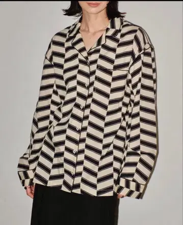 todayful 지오메트릭 파자마 셔츠