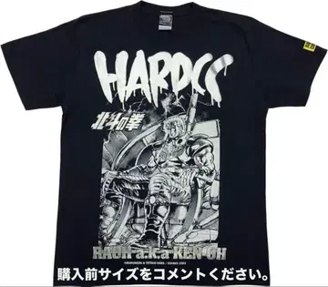 북두의 권 T셔츠 하드코어 초콜릿 라오우 켄시로 토키 자기 네이비