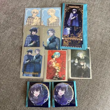 판도라 하츠 리 오 캔뱃지 & 카드 세트