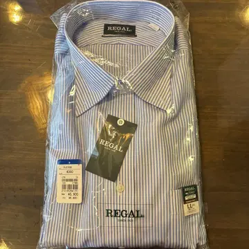 REGAL 논아이론 스트라이프 와이셔츠 LL