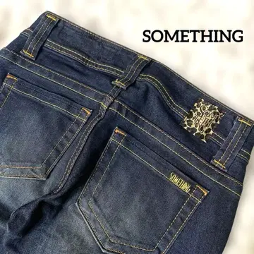 썸씽 EDWIN 썸씽 S266 스트레이트 데님 팬츠 레오파드 무늬