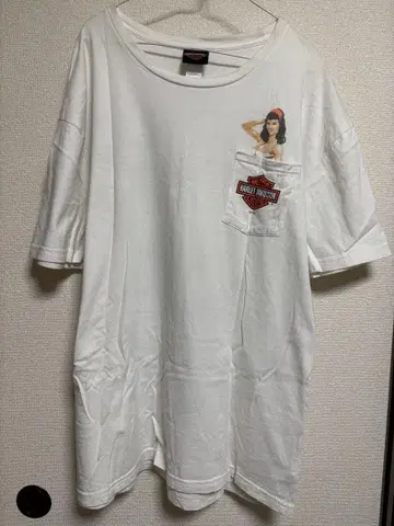 할리데이비슨 포켓 부착 T셔츠 2018년 제조