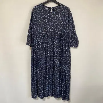 이치 롱 원피스 오버 사이즈 풀오버 코튼