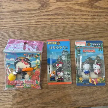 헬로키티 스트랩 한정 세트