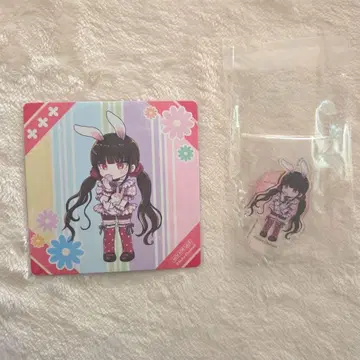 단간론파 마네키네코 하루카와 마키 아크릴 스탠드 코스터