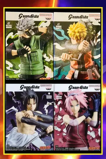 NARUTO Grandista 나루토 카카시 사쿠라 사스케 4체 세트