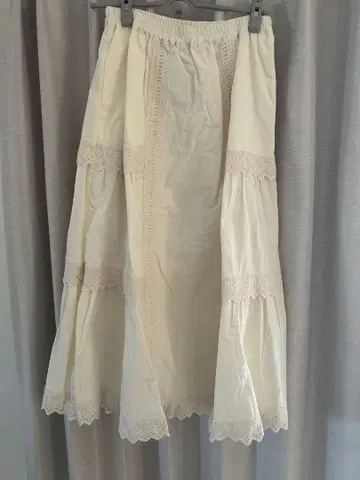 Samansa Mos2 절개 레이스 페치 스커트