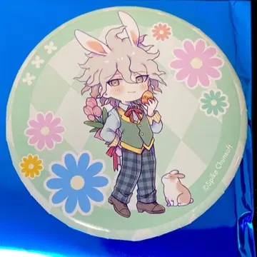 단간론파 마네키네코 콜라보 카페 코마에다 나기토 캔뱃지 SD 미니 캐릭터