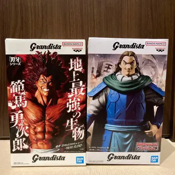 바키 한마 유지로 킹덤 등 피규어 2점 묶음 판매