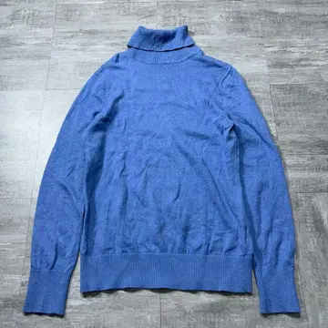 새상품급 L.L.BEAN 캐시미어 혼방 엘엘빈 터틀넥 스웨터 S