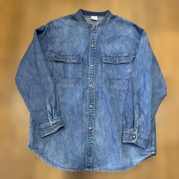 SOMETHING 데님 셔츠