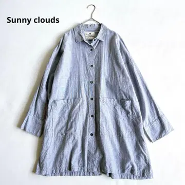써니클라우드 셔츠 자켓 면린넨 튜닉 기장