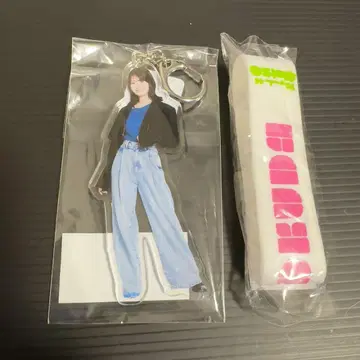 노기자카46 언더 라이브 아크릴 키링 러버 밴드 오쿠다 이로하