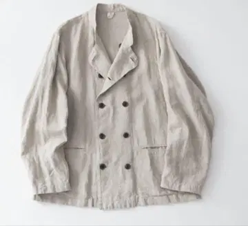 CONFECT 블랙 린넨 캔버스 쿠쿠 자켓