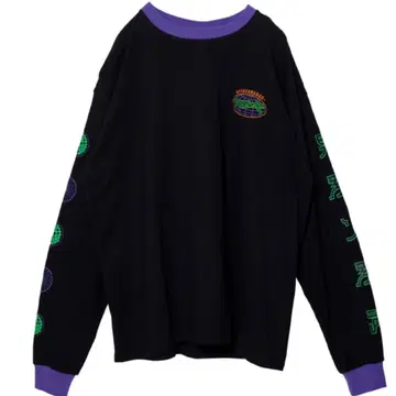 계속 한밤중이면 좋을 텐데 롱 티셔츠 카라카라부