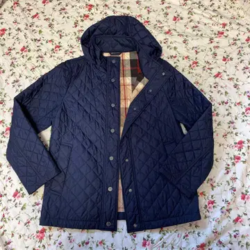 매킨토시 런던 퀼팅 코트 네이비 40