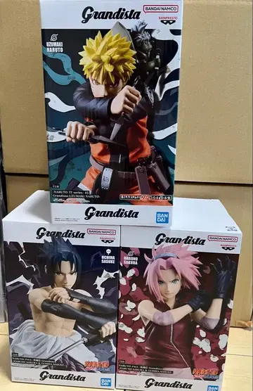Grandista 피규어 세트 나루토 사스케 사쿠라