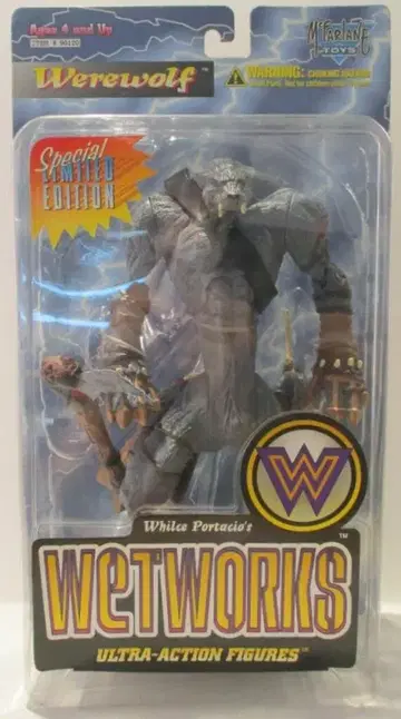 McFARLANE TOYS 시리즈 1 WOLFMAN (재도색) 6인치