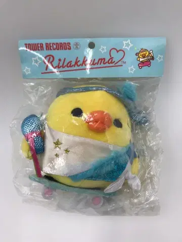 리락쿠마 x 타워 레코드 모으는 봉제 인형 키이로이토리 아이돌 미개봉품