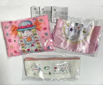 미즈모리 아도 파우치&백 컬렉션 에코백 복조리 파우치 펜 파우치 3종