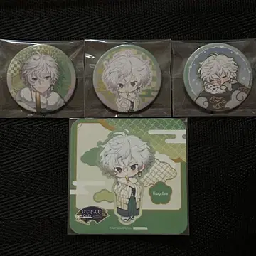 니지산지 무라쿠모 카게츠 Dytica 캔뱃지 코스터 스이파라