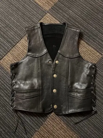 가죽 베스트 Made in USA