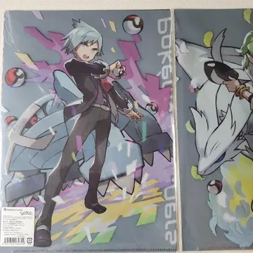 포켓몬 트레이너즈 와탈 다이고 N A4 클리어 파일 3장 세트