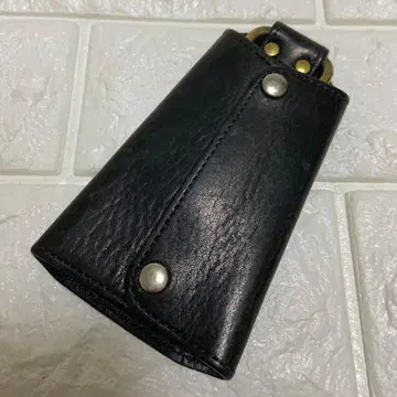 츠치야 가방 비클 그리핑 키케이스 가죽 블랙