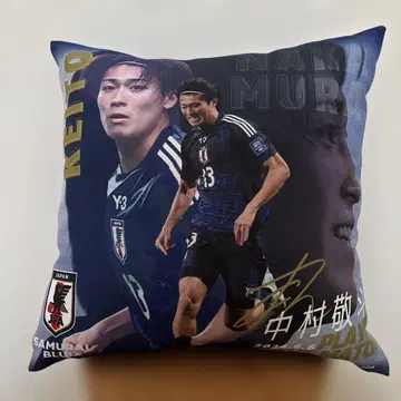 나카무라 케이토 사무라이 블루 쿠션