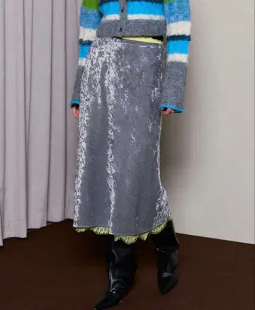 멀티웨이 벨로아 머메이드 미디 스커트