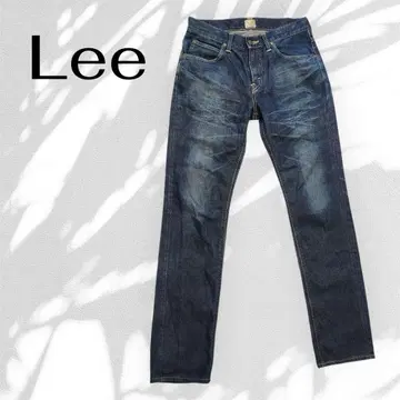 Lee 101 데님 팬츠 W29 인디고 히게 색빠짐 LM9305