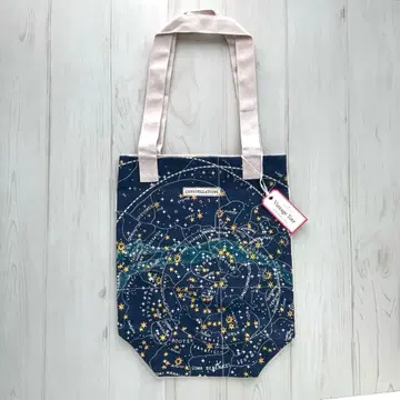 새상품 카버니 빈티지 토트백 천체 우주 유니버스