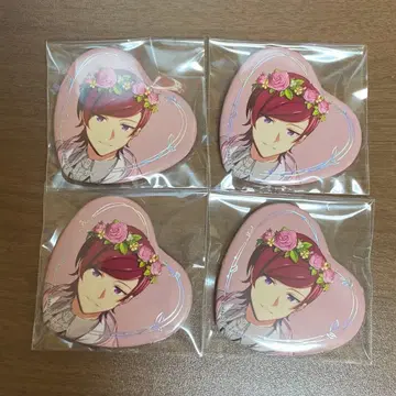 마리오 브라이스 하트형 캔뱃지