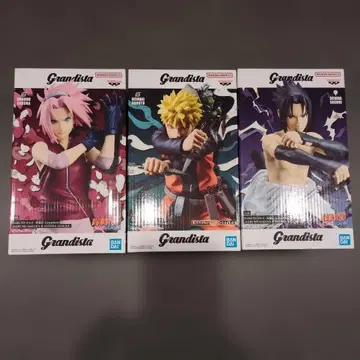 NARUTO Grandista 나루토 사쿠라 사스케 피규어 세트